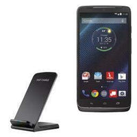 BoxWave Charger Compatible with Motorola Droid Turbo (Charger by BoxWave) - Wireless QuickCharge Stand, No Cord; no Problem! Charge Your Phone with Ease! for Motorola Droid Turbo - Jet Black