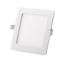 Load image into Gallery viewer, Led 9W 4- inch Square 750 Lumen Dimmable airtight LED Panel Light Ultra-Thin LED Recessed Ceiling Lights for Home Office Commercial Lighting (Square 3000K Warm Soft White, 1 Pack)
