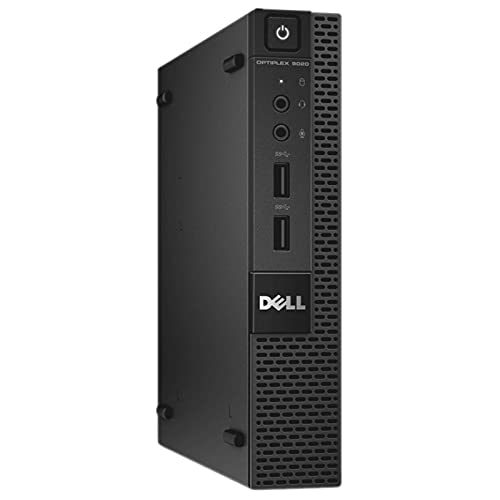 Dell Optiplex 9020 Micro Desktop Computer Tiny PC (Intel Core i3-4160T, 8GB Ram, 1TB HDD, WiFi, Bluetooth, HDMI) Win 10 Pro (Renewed)