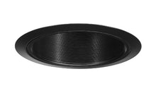 Load image into Gallery viewer, Juno Lighting 444B-BL 4-Inch Adjustable Recessed Trim, Black Baffle with Black Trim
