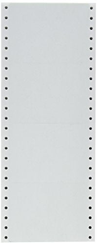 Compulabel Pinfeed Labels Fanfold Permanent Adhesive, 4