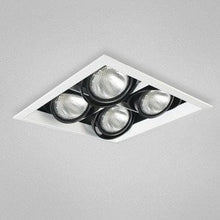 Load image into Gallery viewer, Eurofase TE164B-02 4-Light PAR20 Recessed Mutiple Square Trim, White
