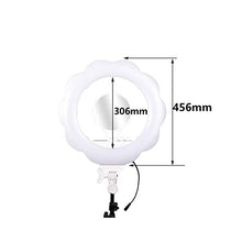 Load image into Gallery viewer, Led Live Stream Fill Light Mobile Phone External Ring Light with Stand and Cell Phone Holder Kit Stepless Dimming Portable Shooting Equipment
