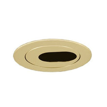 Load image into Gallery viewer, Jesco Lighting Tm303 Pb 3.63&quot; Adjustable Oval Slot With Low Voltage Trim, Polished Brass Finish
