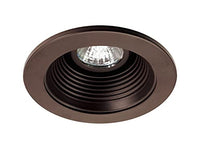 NICOR Lighting 4 inch Oil-Rubbed Bronze Recessed Baffle Trim for MR16 Bulb (14002OB-OB)