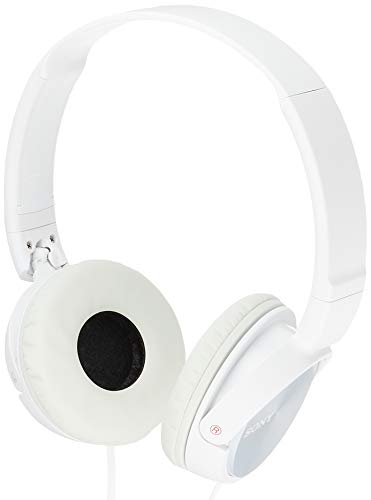 sony MDRZX310-WQ Foldable Headphones - Metallic White