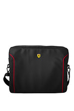 Load image into Gallery viewer, Ferrari FEDA2ICS11BL Fiorano Collection Leather 11&quot; Laptop Sleeve - Black
