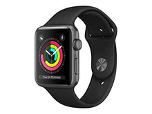 Load image into Gallery viewer, (Renewed) Apple Watch Series 3 (GPS, 38MM) - Space Gray Aluminum Case with Gray Sport Band
