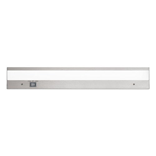 WAC Lighting BA-ACLED18-27/30AL Duo ACLED Dual Color Option Bar in Brushed Aluminum Finish; 2700K and 3000K, 18 Inches
