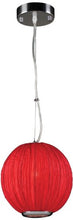 Load image into Gallery viewer, PLC Lighting PLC 1 Light Mini Pendant Sidney Collection 73001 RED, Red Finish
