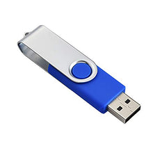 Load image into Gallery viewer, Aiibe 32 GB Flash Drive 10 Pack USB Flash Drives 32G USB 2.0 Memory Stick Thumb Drive Data Storage Swivel Keychain Design Pen Zip Drives Wholesale/Lot/Bulk (10 Pack, 32GB, Blue)
