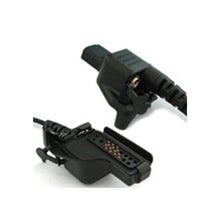 Load image into Gallery viewer, 1-Wire Earhook Braided Fiber Earpiece Inline PTT for Motorola EF Johnson Radios

