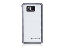 Load image into Gallery viewer, Body Glove Rise Series Case with Metallic Finish for Samsung Galaxy Alpha - Retail Packaging - White / Gray
