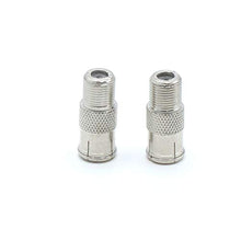 Load image into Gallery viewer, Coaxial Cable Push on Connectors - 10 Pack - for Tight Corners and Hard to Reach Areas - F Type Adapter for Coax Cable and Wall Plates
