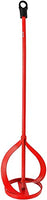 Groz Paint Mixer | 3-3/8 (80mm) Wheel Diameter | Fits 3/8 Drill (14621), red