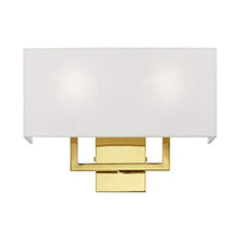 Load image into Gallery viewer, Livex Lighting 50991-91 Pierson Brushed Nickel 2 Light Ada Wall Sconce, Medium
