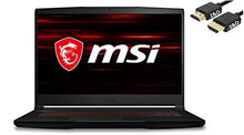 Load image into Gallery viewer, 2021 Newest MSI GF63 Thin Gaming 15 Laptop, 15.6&quot; FHD IPS Display, 10th Gen Intel i5-10300H (Beats i7-8750H), 16GB RAM, 256GB SSD, GeForce GTX 1650 4GB, Win10, HDMI Cable

