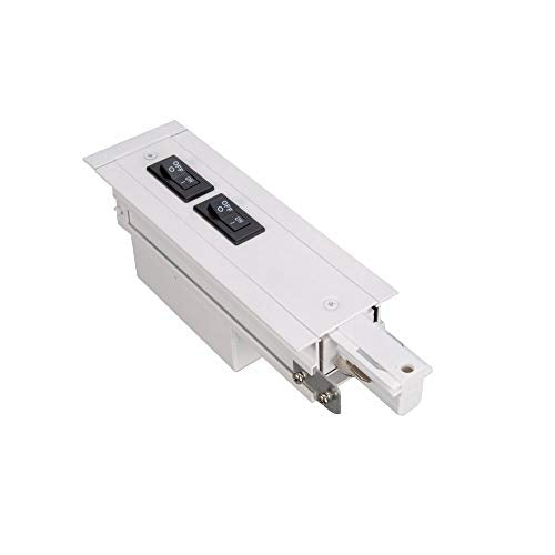 WAC Lighting WHEDR-RT-10A-WT 277V W Recessed Track Flanged Live End Right Current Limiter