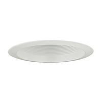 White Baffle PAR30 Shower Trim for 6-Inch Recessed Housings