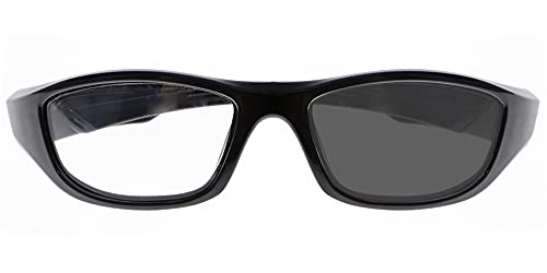 Photocromic Safety Glasses in Sleek Black Nylon Frame ANSI Z87+ Approved