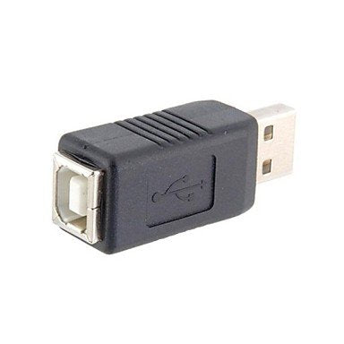 FASEN USB 2.0 A Male to USB B Female Adapter Converter Adaptor for External Hard Disk & Printer & Scanner