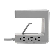 Load image into Gallery viewer, Tripp Lite Surge Protector Desk Clamp 6-Outlet 2 USB-A; 1 USB-C 8ft Cord
