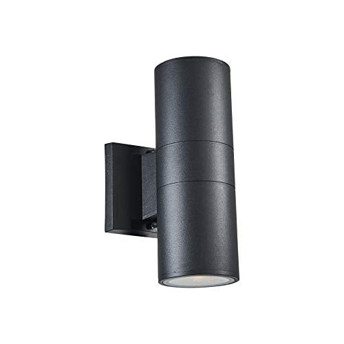 Chloe CH2S084BK10-ODL Outdoor Wall Sconce, Black