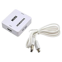 Mini HDMI to VGA Converter With Audio HDMI2VGA 1080P Adapter Connector For PC Laptop to HDTV Projector with HDMI2VGA Converter