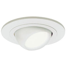 Load image into Gallery viewer, HALO Recessed 998P 4-Inch Trim Eyeball PAR16 Lamp Trim with White Eyeball, White
