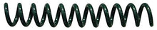 Load image into Gallery viewer, Spiral Binding Coils 7mm (9/32 x 12) 4:1 [pk of 100] Moss Green (PMS 3302 C)
