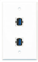 RiteAV - 2 Port USB 3 A-A Wall Plate