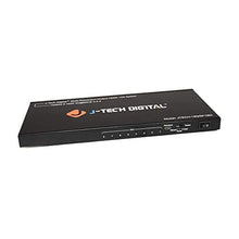 Load image into Gallery viewer, J-Tech Digital Scaler/Multi-Resolution Output (MRO) 18GBps 1x8 HDMI 2.0 Splitter HDR10/Dolby Vision 4K@60Hz 4:4:4 [JTECH-18GSP18M]
