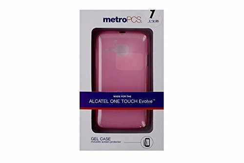 Metro PCS Flexible Gel Case for Alcatel One Touch Evolve - Light Pink