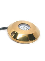 Pactrade Marine 2SETS Blue Cree LED Underwater SS316 Gold Housing Surface Mount