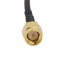 Load image into Gallery viewer, Aexit 2pcs RG174 Distribution electrical Antenna Extension Cable SMA Male to Male Connector 2M Long for Router
