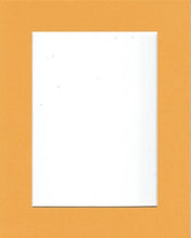 Load image into Gallery viewer, 18x24 Sun Yellow Picture Mats with White Core Bevel Cut for 12x18 Pictures
