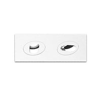 Con-Tech Lighting LVN35016X2-P Varia Customizable Concealed Illumination Recessed Can Light, White