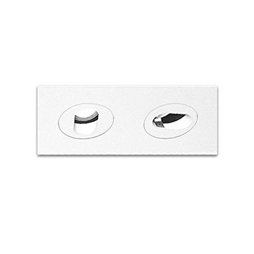 Con-Tech Lighting LVN35016X2-P Varia Customizable Concealed Illumination Recessed Can Light, White