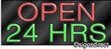Load image into Gallery viewer, &quot;Open 24 Hours&quot; Neon Sign
