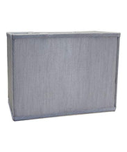Load image into Gallery viewer, Rectangular Drum Lampshade (6.5x12) (6.5x12) x 9 Bavarian Gray Fabric
