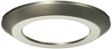 Load image into Gallery viewer, HALO SLD6TRMSN Trim Ring for SLD6 Series LED Disk Light, 6&quot;, Satin Nickel
