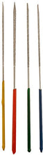 Load image into Gallery viewer, Apex 4 Inch Long Diamond, Needle File Assortment With Rubberized Handle   4 Pieces   Fd145 P
