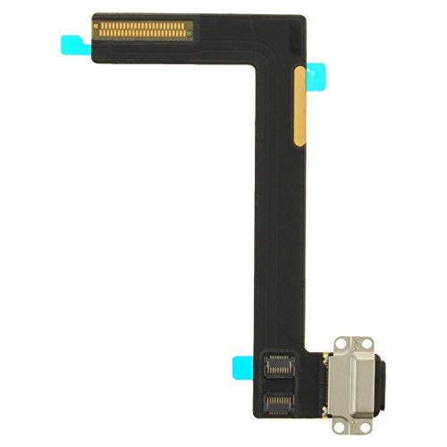 Charge Port (Flex Cable) for Apple iPad Air 2 (Black) with Glue Card