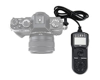 JJC Intervalometer Timer Remote Control Time-Lapse Video Compatible with Fuji-Film X-T3 X-T4 X-T30 X-PRO3 X-T2 X-T1 X-T20 X-T10 X-PRO2 X-T100 X100V X100F X100T X-E3 GFX 100/50R/50S Replace RR-100
