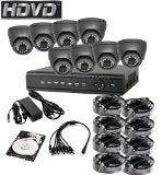 Load image into Gallery viewer, HDVD HVD-P-T87E 8 Channel HD-TVI CCTV DVR All in One Package Full HD 1080P HDMI Output Night Vision IR Indoor/Outdoor Eyeball Camera 1TB HDD Installed
