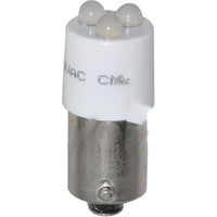 CML Innovative Technologies 1862613W3D, Lamp; T10X25 BA9S 3X3MM LED 130VAC WHITEDIFFUSED