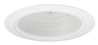 Juno Lighting Group 215B-WH 215 BWH Enclosed Baffle Trim, 5 Inch, Black/White