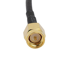 Load image into Gallery viewer, Aexit 2pcs RG174 Distribution electrical Antenna Extension Cable SMA Male to Male Connector 1M Long for Router
