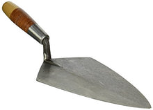 Load image into Gallery viewer, W. Rose RO321-11 11&quot; Wide Heel Brick Trowel w/Leather Handle
