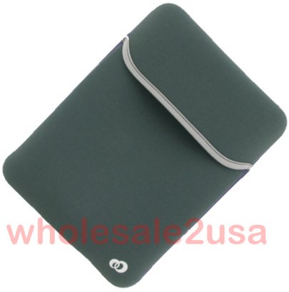 - New GRAY Pouch Sleeve Case Bag for Amazon Kindle 2 {+ 1pc name tag}